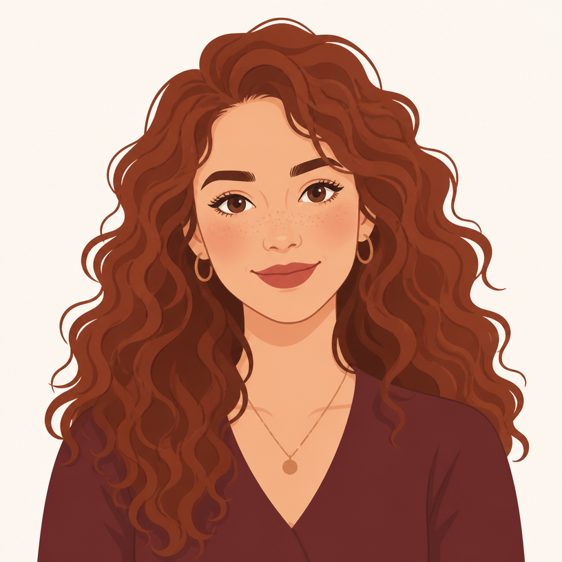 Illustrated portrait of Despina, Frontend at Salon Director