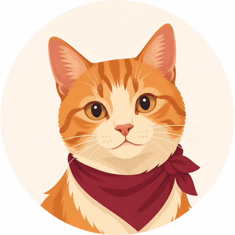 Illustrated portrait of Mitsa, Chief Mascot Officer at Salon Director